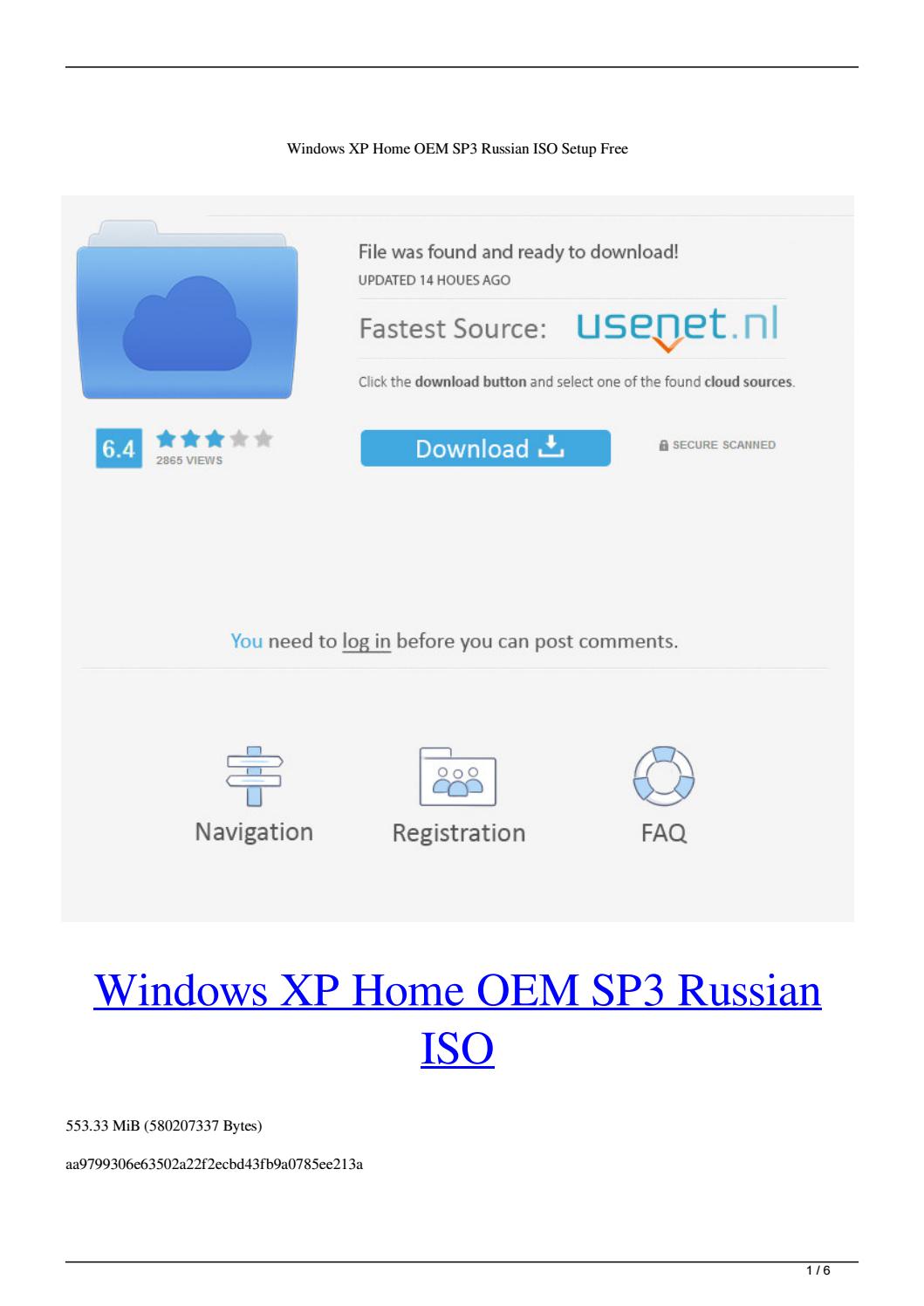 Free windows xp home iso download